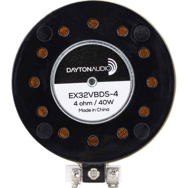 Main product image for Dayton Audio EX32VBDS-4 IMS™ Dual Suspension Vented Bass 32mm Interchangeable Hardware Mount Exciter 40W 4 Ohm295-275